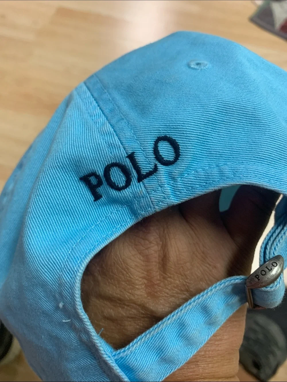 Polo Ralph Lauren teal turquoise blue navy pony cap hat
